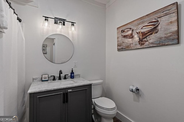 128 Overlake Ct, Morganton, GA 30560 - full bath with vanity and a shower with curtain