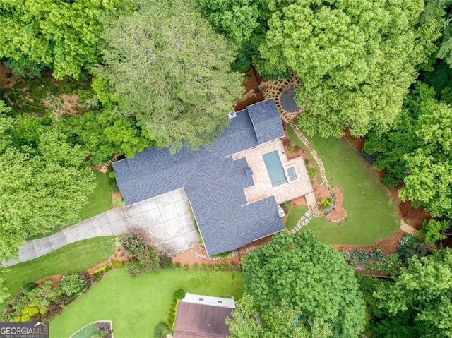750 Crest Valley Dr NW, Sandy Springs, GA 30327 - aerial view of property and surrounding area