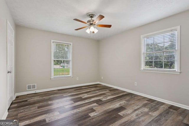 2849 Snapfinger Rd, Decatur, GA 30034 - unfurnished room with wood finished floors and a ceiling fan