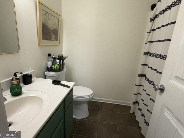 44 Hawk Spring Dr SW, Rome, GA 30165 - full bath featuring vanity, tile patterned flooring, and curtained shower