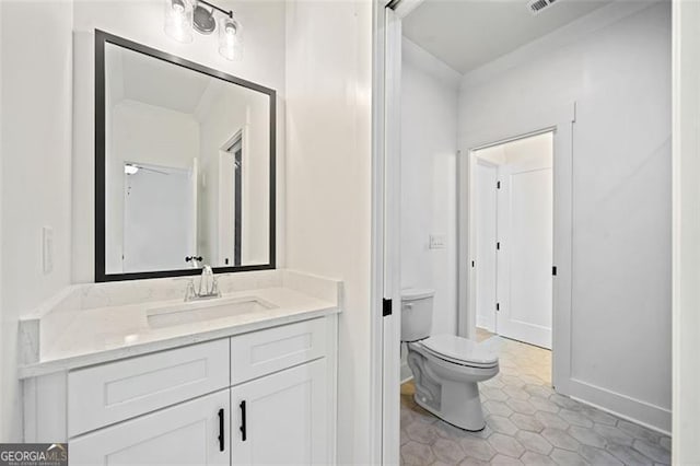 103 Maddox Rd, Buford, GA 30518 - bathroom featuring vanity and tile patterned floors