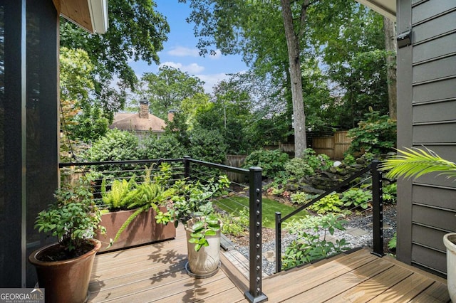 1833 N Rock Springs Rd NE, Atlanta, GA 30324 - view of deck