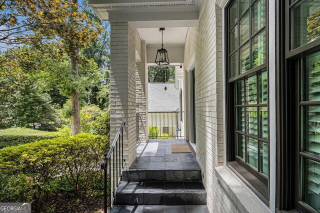 1833 N Rock Springs Rd NE, Atlanta, GA 30324 - doorway to property with covered porch