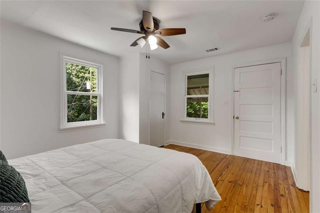 3158 Granby Ave, Scottdale, GA 30079 - bedroom featuring wood-type flooring and a ceiling fan