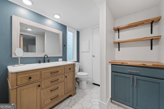 103 Fawn Ct, Eatonton, GA 31024 - bathroom with vanity and tile patterned flooring