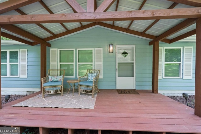 103 Fawn Ct, Eatonton, GA 31024 - view of wooden deck
