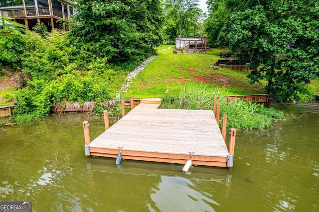 103 Fawn Ct, Eatonton, GA 31024 - dock featuring a water view