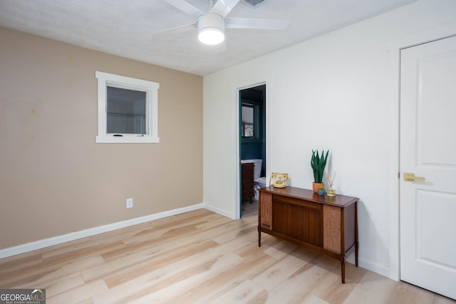 101 Pawnee St, Waleska, GA 30183 - office featuring light wood-style floors and a ceiling fan