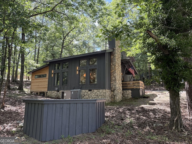 101 Pawnee St, Waleska, GA 30183 - back of property