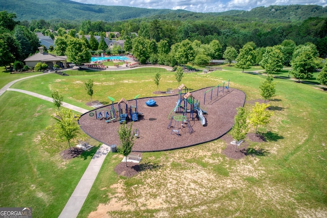 101 Pawnee St, Waleska, GA 30183 - aerial view of a community park and a forest