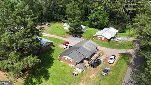120 Foothill Dr, Dalton, GA 30720 - view from above of property featuring a forest