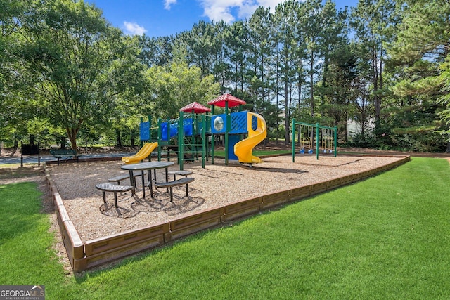 3725 Downing Dr, Cumming, GA 30040 - communal playground featuring a lawn