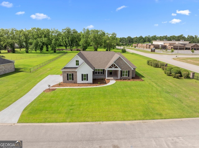3 Honeysuckle Dr, Claxton, GA 30417 - view of front of home with concrete driveway and brick siding