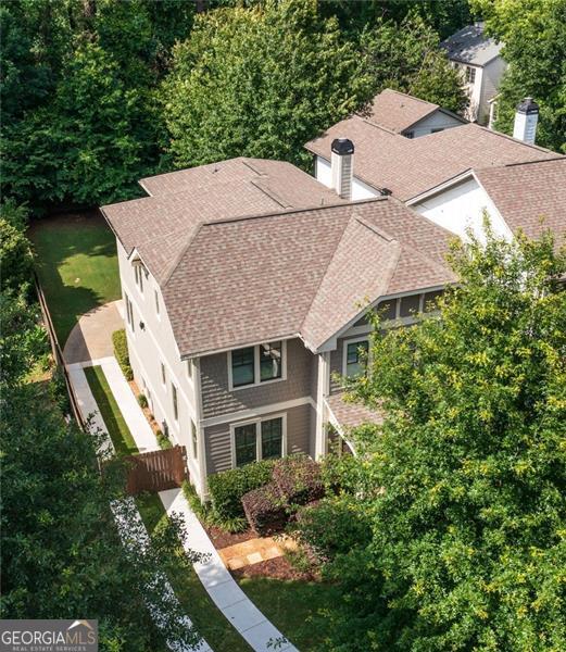 127 Oak Ln, Decatur, GA 30030 - aerial view of property and surrounding area