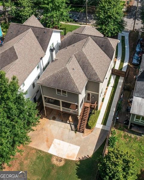 127 Oak Ln, Decatur, GA 30030 - view from above of property