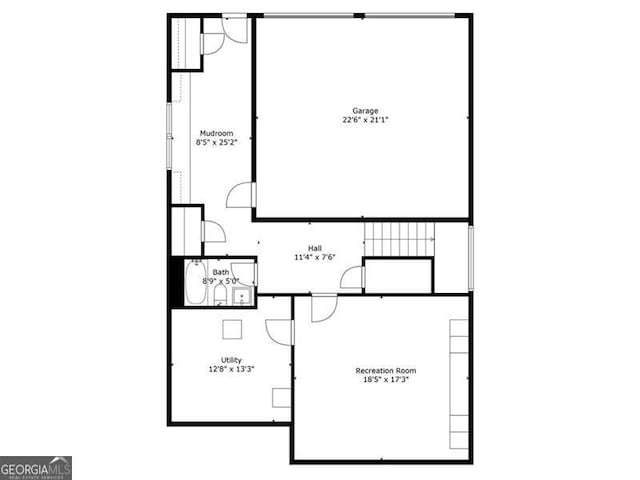 127 Oak Ln, Decatur, GA 30030 - view of floor plan / room layout