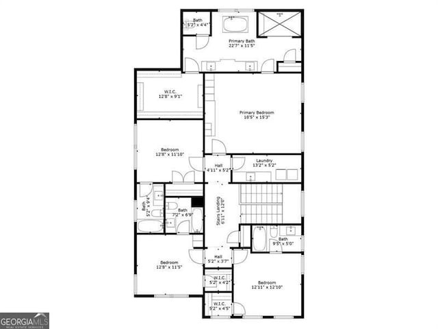 127 Oak Ln, Decatur, GA 30030 - view of home floor plan