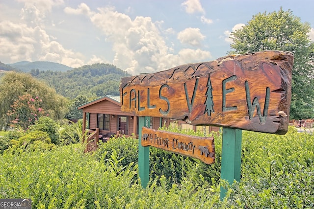 77 Falls View Dr, Dillard, GA 30537 - exterior view of mountains