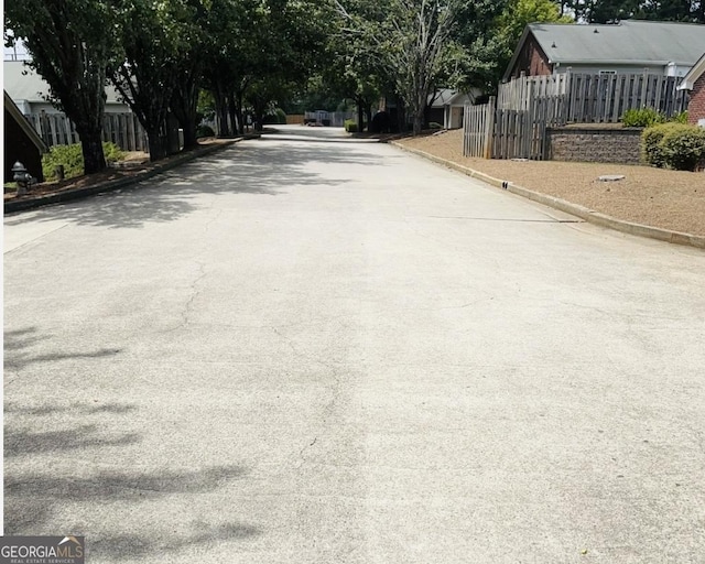 2887 Florence Dr, Gainesville, GA 30504 - view of asphalt street with curbs