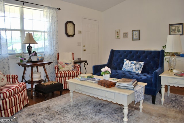 2887 Florence Dr, Gainesville, GA 30504 - living room featuring wood finished floors
