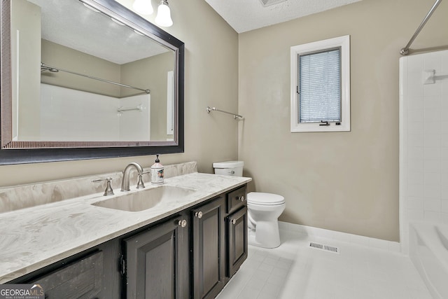118 Whitfield Run, Peachtree City, GA 30269 - bathroom with vanity, bathing tub / shower combination, and tile patterned flooring