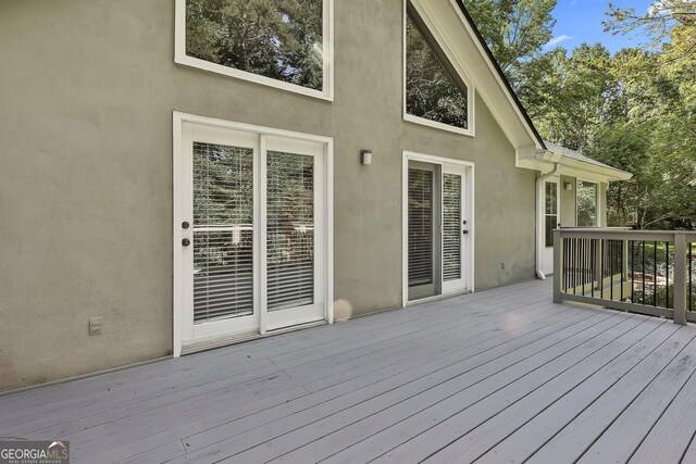 118 Whitfield Run, Peachtree City, GA 30269 - view of wooden terrace