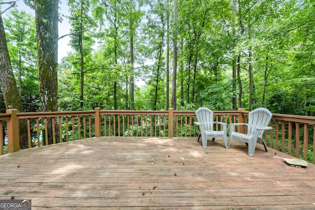 1290 Shadowlawn Dr NE, Conyers, GA 30012 - view of wooden deck