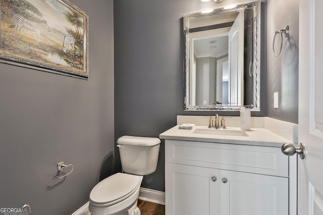 459 N Cove Dr, Newnan, GA 30263 - bathroom with toilet and vanity