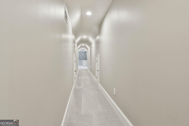 459 N Cove Dr, Newnan, GA 30263 - corridor featuring light colored carpet and recessed lighting