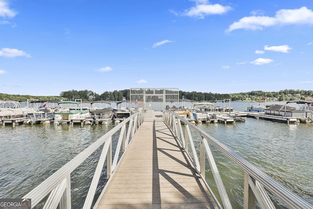 459 N Cove Dr, Newnan, GA 30263 - dock featuring a water view