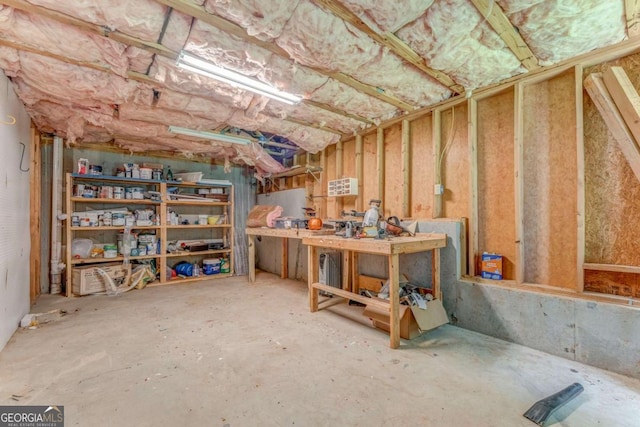 119 Creekside Vw, Hiram, GA 30141 - view of unfinished basement