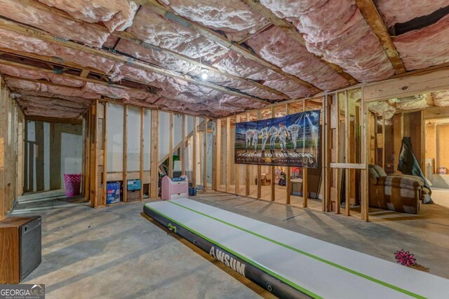 119 Creekside Vw, Hiram, GA 30141 - view of unfinished basement