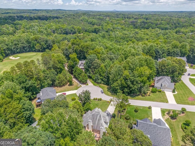 119 Creekside Vw, Hiram, GA 30141 - aerial overview of property's location featuring a forest and a golf club