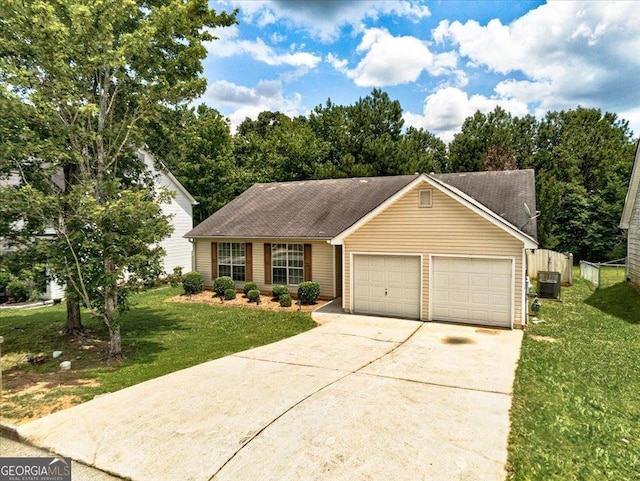 2898 Cedar Trace Dr, Ellenwood, GA 30294 - view of front of home featuring driveway, an attached garage, and roof with shingles