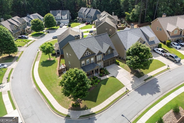 218 Ballymore Ln, Acworth, GA 30102 - aerial perspective of suburban area
