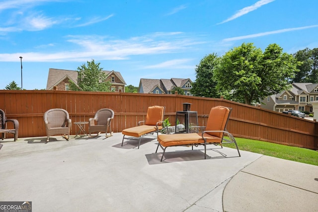 218 Ballymore Ln, Acworth, GA 30102 - view of patio / terrace featuring a residential view