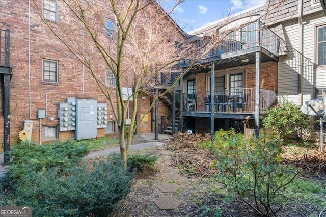 3091 Colonial Way Unit E4, Chamblee, GA 30341 - back of property featuring brick siding
