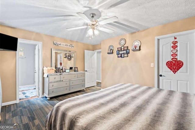 916 Marshall Fuller Rd, Dallas, GA 30157 - bedroom with baseboards and ceiling fan