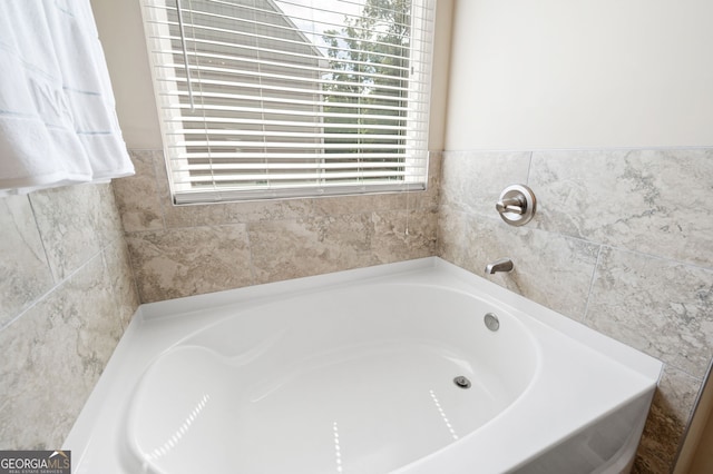 207 Cross Rd, Acworth, GA 30102 - bathroom featuring a garden tub