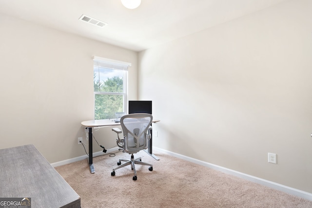207 Cross Rd, Acworth, GA 30102 - home office with carpet and baseboards