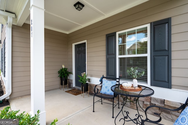207 Cross Rd, Acworth, GA 30102 - view of covered porch