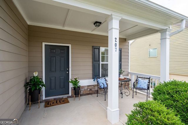 207 Cross Rd, Acworth, GA 30102 - doorway to property with covered porch