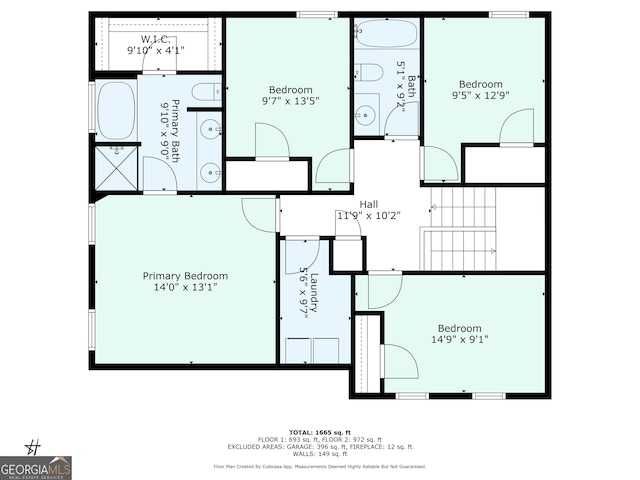 207 Cross Rd, Acworth, GA 30102 - view of home floor plan