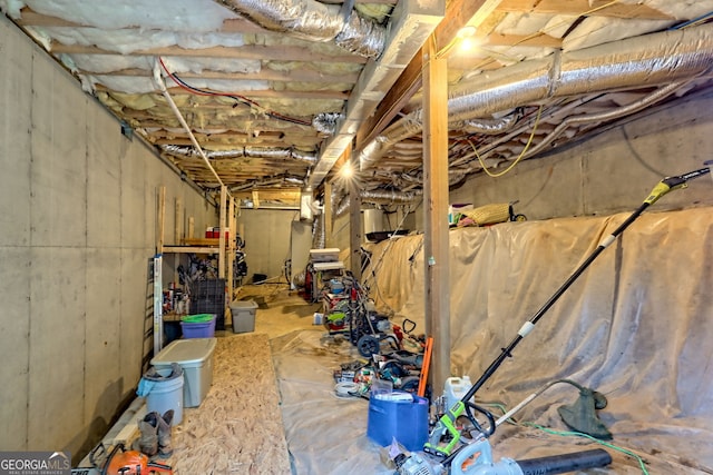 63 Maple Ridge Trl, Clayton, GA 30525 - view of unfinished basement