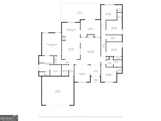 115 Gracetree Way, Kathleen, GA 31047 - view of property floor plan