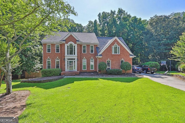 1875 Edgemont Ct, Cumming, GA 30041 - colonial inspired home with brick siding