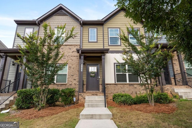 1005 Bayrose Cir Unit 5A, Atlanta, GA 30344 - view of front of property with brick siding