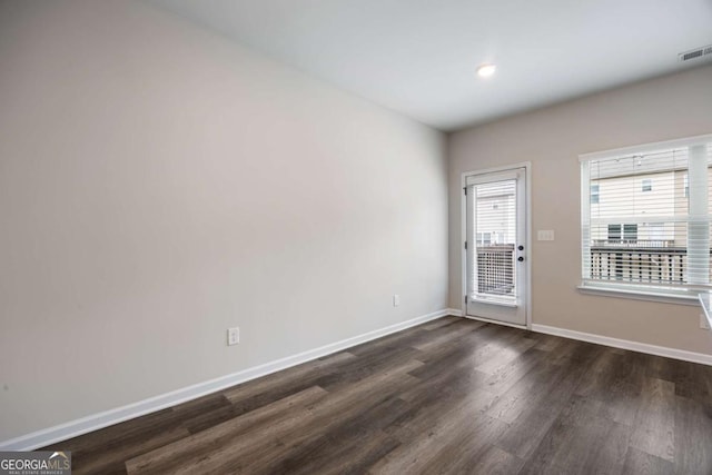 1005 Bayrose Cir Unit 5A, Atlanta, GA 30344 - spare room featuring wood finished floors and recessed lighting