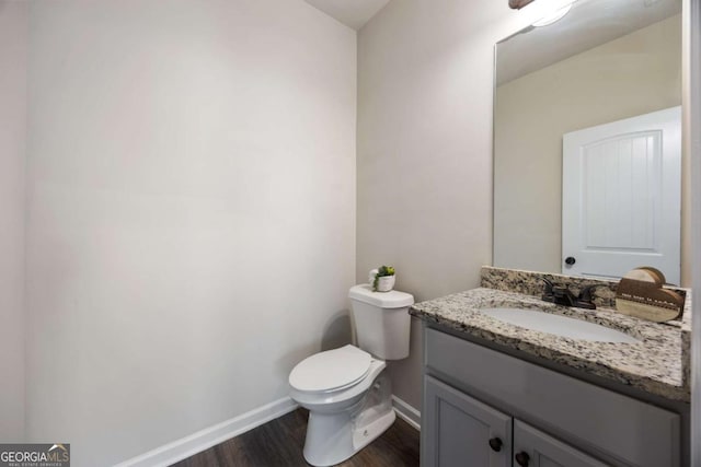 1005 Bayrose Cir Unit 5A, Atlanta, GA 30344 - bathroom with wood finished floors and vanity