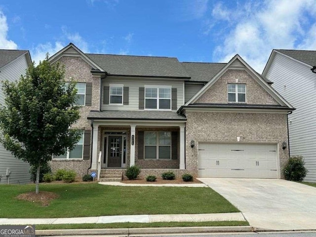 4636 SW Silver Oak Dr SW, Gainesville, GA 30504 - craftsman-style house featuring brick siding, concrete driveway, and an attached garage